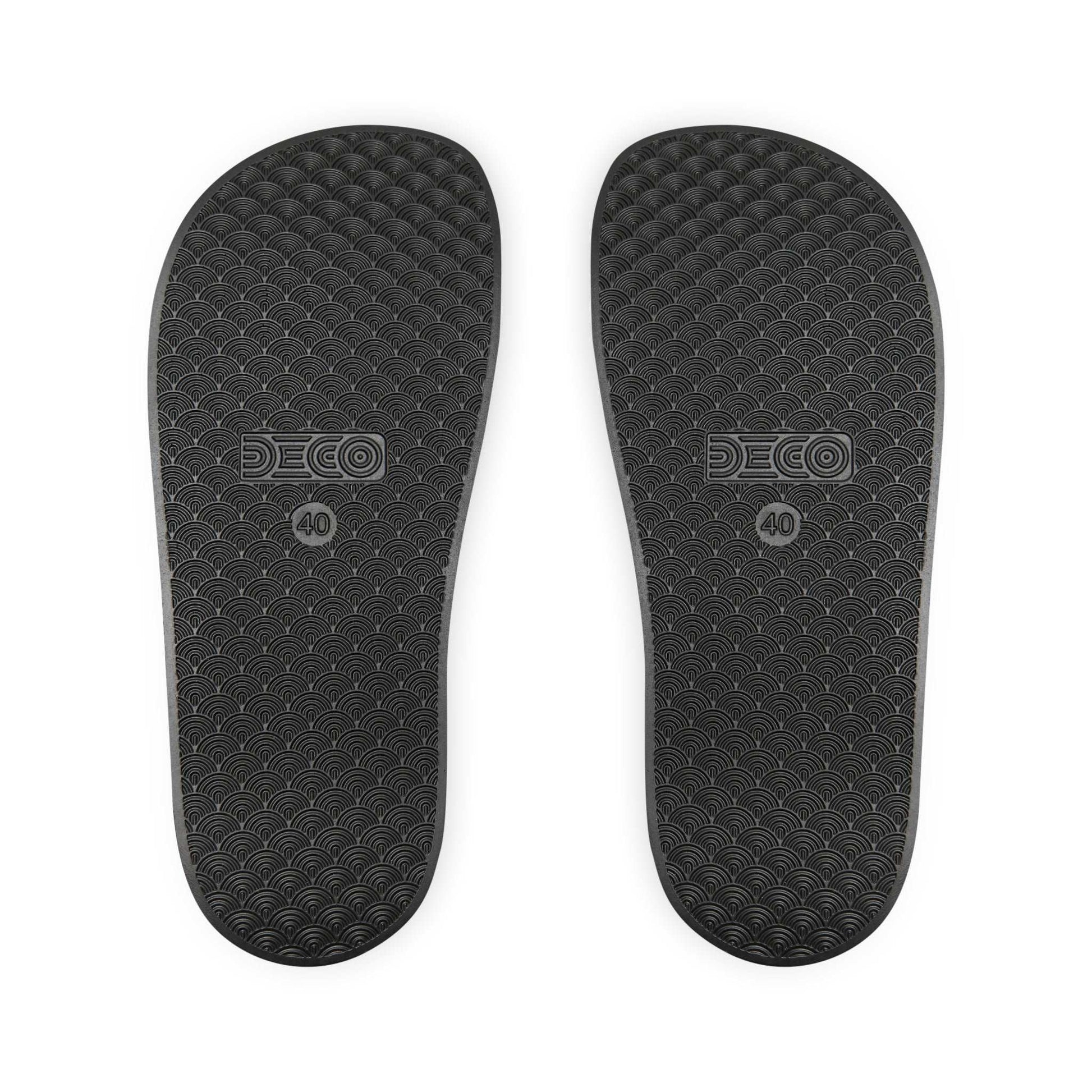 Men's PU Slide Sandals - THANKFUL