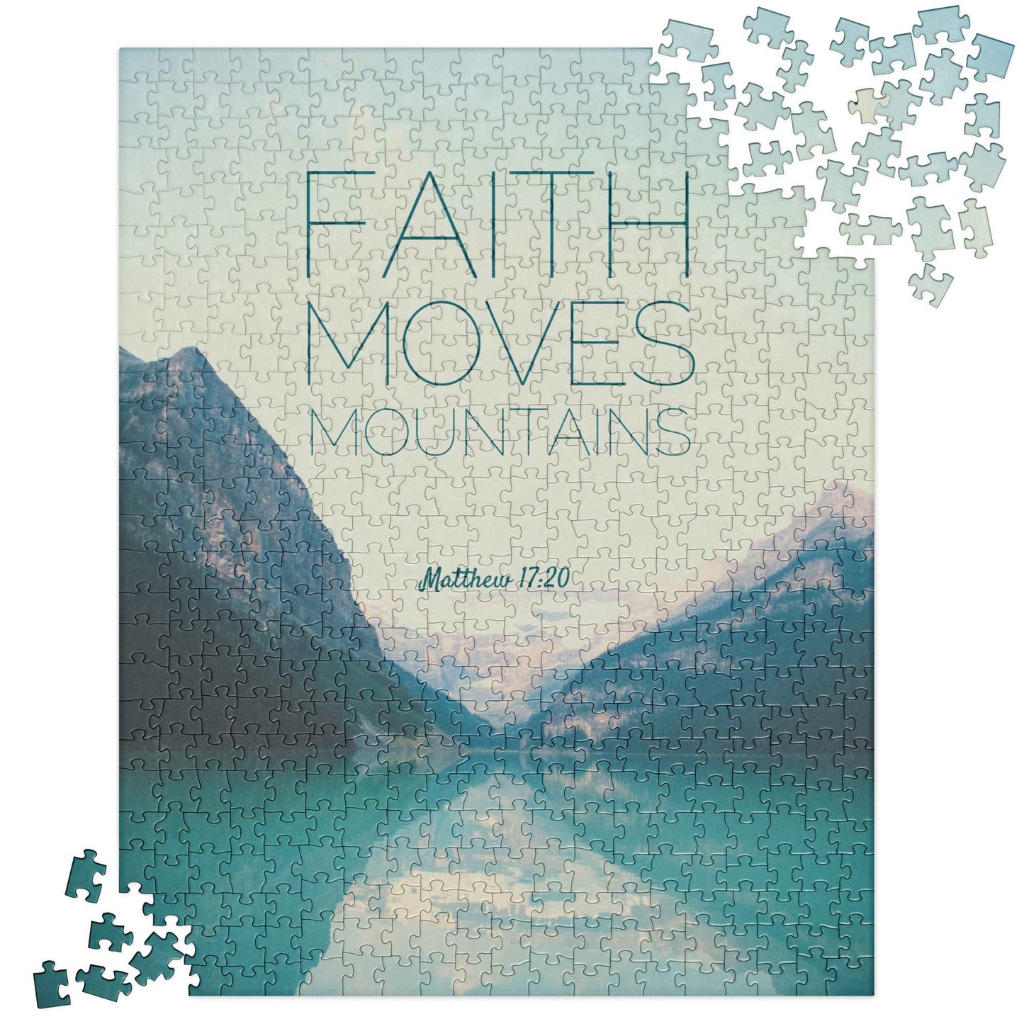 Jigsaw puzzle - FAITH MOVES MOUNTAINS