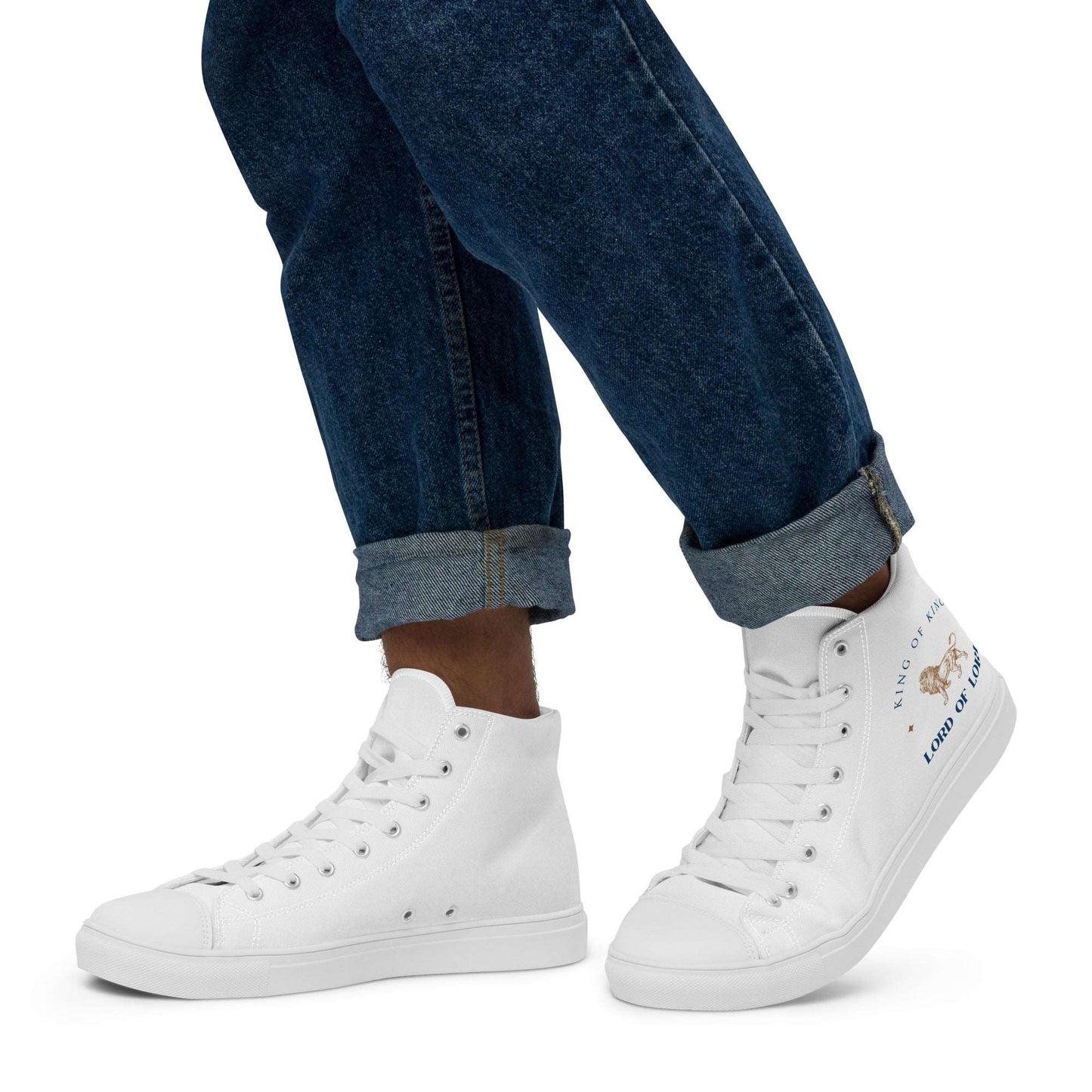 Men’s high top canvas shoes - KING OF KINGS