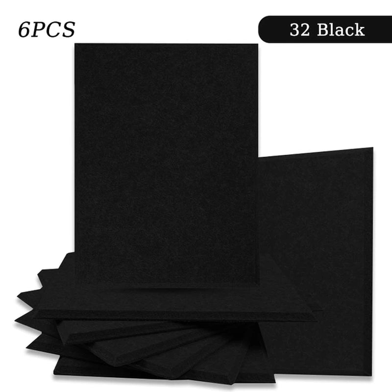 Sound Insulation Acoustic Panel 6 Pcs Acoustic Insulation Music Studio Sound Proof Wall Panels Sound Absorbing