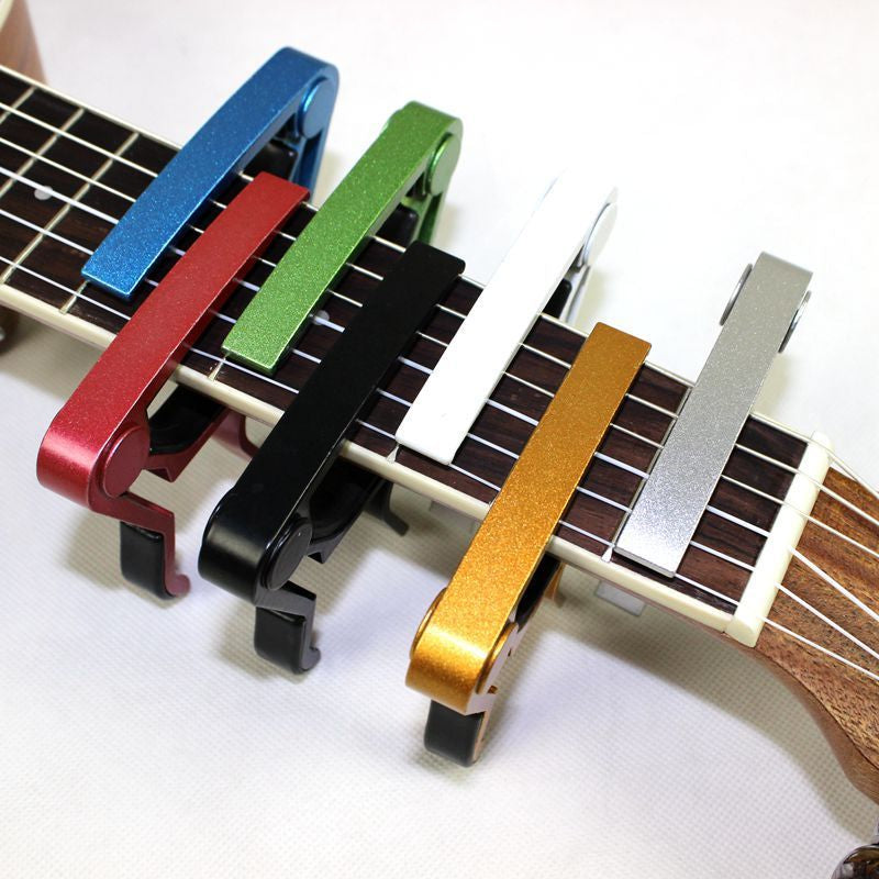 High Quality Aluminium Alloy Metal New Guitar Capo Change Clamp Key Acoustic Classic Guitar Capo for Tone Adjusting