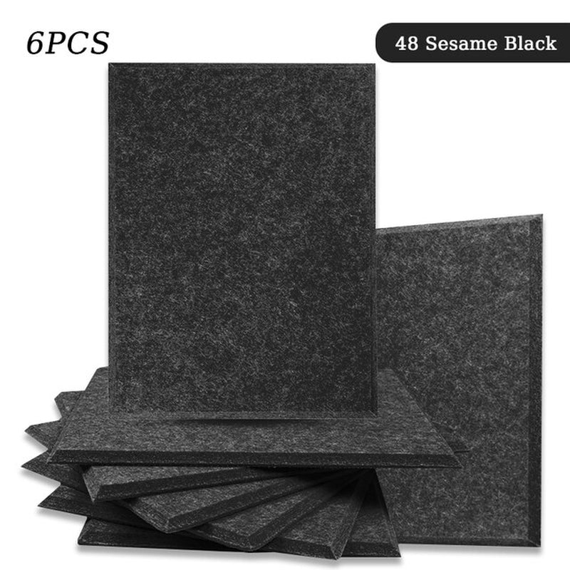 Sound Insulation Acoustic Panel 6 Pcs Acoustic Insulation Music Studio Sound Proof Wall Panels Sound Absorbing