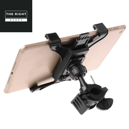 iPad / Tablet Holder - Microphone Stand Mount - 7" to 11" 360° Swivel Stand